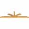Ekena Millwork Richland Rough Sawn Timber Gable Bracket, Western Red Cedar, 96"W x 28"H x 4"D x 4"F, 7/12 Pitch GBW096X28X0404RIC00RWR - alternate 2